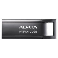 ADATA UR340 32GB USB 3.2 Gen1, metalic, negru, 100MB s