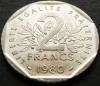 Moneda 2 FRANCI - FRANTA, anul 1980 * cod 1716, Europa