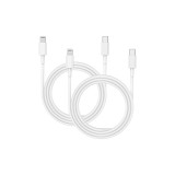 2 bucăți Cablu USB C la Lightning 2M Cablu de &icirc;ncărcare iPhone Certificat Apple MFi &Icirc;ncărcare rapidă USB C pentru