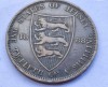 313. Moneda Jersey 1/12 Shillings ("Penny") 1888 (Tiraj 120.000 buc), Europa