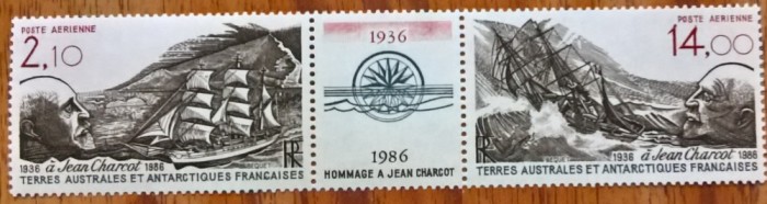 TAAF-(Antartica Fr.)-1986-P.A''Navigator polar-J. CHARCOT'''-(Yv.84A=8,4e)-MNH TAAF-(Antartica Fr.)-1986-P.A''Navigator polar-J. CHARCOT'''-(Yv.84A=8,4e)-MNH