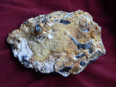 Specimen minerale - CALCITA, STIBINA, SIDERIT (BB1) foto