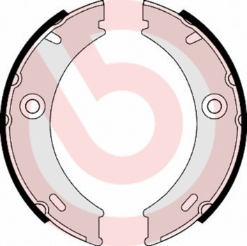 BREMBO S 50 513 ESSENTIAL LINE Set saboti frana, frana de mana foto
