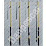 SET 4 Lansete Feeder ROBINHAN BOLENTINO PLUS 2,40 m 100-200gr cu 2 Varfuri