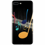 Husa silicon pentru Apple Iphone 8 Plus, Colorful Music