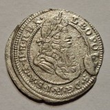 Austria 1 kreuzer 1699 FN argint Leopold l