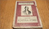 POVESTEA VORBEI - Anton PANN - Editura Tineretului, 1950, 88 p.