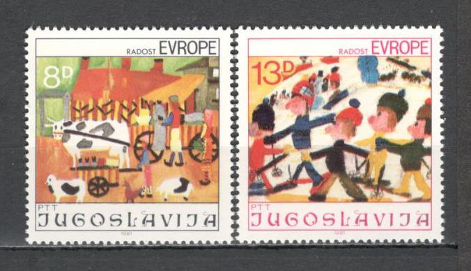 Iugoslavia.1981 Concurs de desene &quot;Prietenii Europei&quot; SI.521