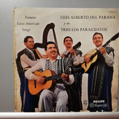 L.Alberto del Parana Los Paraguaios – Famous Latin (1968/Philips/RFG)- VINIL/NM+