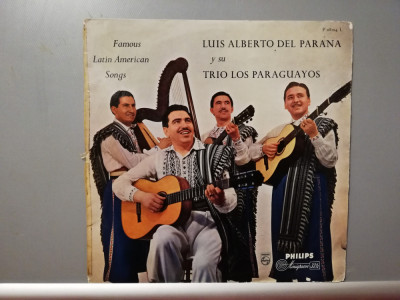 L.Alberto del Parana Los Paraguaios &amp;ndash; Famous Latin (1968/Philips/RFG)- VINIL/NM+ foto