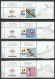 ROMANIA 2026 TEAM ROMANIA LA JOCURILE OLIMPICE MILANO CORTINA Serie 4 val cu vinieta LP.2551 MNH**