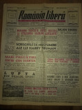 Cumpara ieftin ZIARUL &quot;ROMANIA LIBERA&quot;, 14 SEPTEMBRIE 1948