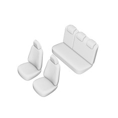 SET HUSE SCAUN MAZDA CX-3 2014- (BANCHETA FRACTIONATA) CU TETIERE IN FORMA DE L