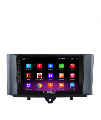 Navigatie Smart Fortwo 2010-2014 AUTONAV Android GPS Dedicata, Model Classic, Memorie 32GB Stocare, 2GB DDR3 RAM, Display 9&amp;quot; Full-Touch, WiFi, 2 x USB foto