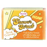 Scrub solid pentru corp Scrub Tropicana Solid Shower Scrub 100g, Bomb Cosmetics