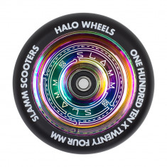 Roata trotineta Slamm 110mm Halo Deep Dish Neochrome + Abec 9 foto