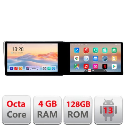 Navigatie Toyota Avensis 2003-2008 Kit-avensis03 Edotec 2 ecrane 8 core 4+128 21.6 inch Incell android Wifi 5Ghz gps internet 32 CarStore Technology foto