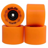Set 4 roti skateboard Sulov, portocaliu, DHS