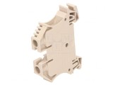 Conector Șine 10mm2 2 Borne Bej 9.9mm