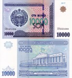 UZBEKISTAN 10.000 sum 2017 UNC!!!