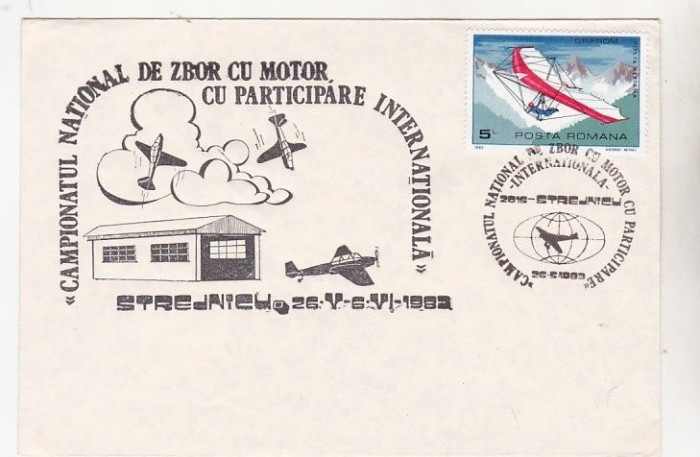 bnk fil Plic ocazional - Campionatul national de zbor cu motor Strejnicu 1983