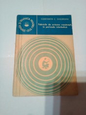 FABRICILE DE AVIOANE ROMANESTI IN PERIOADA INTERBELICA ~ CONST.C.GHEORGHIU