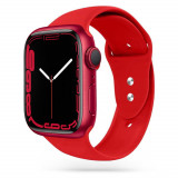 Curea Tech-Protect Iconband pentru Apple Watch 4/5/6/7/8/9/SE (38/40/41 mm) Rosu, Silicon