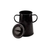 Vas smaltuit, negru, 2 litri Handy KitchenServ, Perfect Home