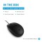 Mouse HP 128 cu fir, senzor laser, USB-A, 1200 DPI, negru - 4