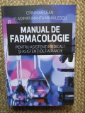 Manual de farmacologie pentru asistenti medicali si asistenti de farmacologie - Crin Marcean , Vladimir Manta Mihailescu / an 2018,500 pagini