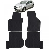 Set Premium de Covorase din Cauciuc pentru Podea Negru pentru VW Golf 5 Scirocco Golf 6 Performance AutoTuning