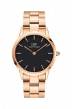 Cumpara ieftin Daniel Wellington ceas Iconic Link 36 culoarea roz