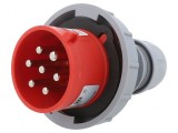 Conector alimentare AC trifazat mufă tată 32A 400VAC 7 PIN-uri