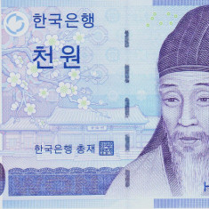 Bancnota Coreea de Sud 1.000 Won (2007) - P54 UNC