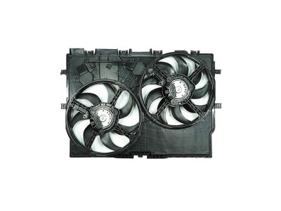GMV radiator electroventilator Fiat Ducato (250), 2006-2014, motor 2.2 MultiJet, 2.3 MultiJet, 3.0 MultiJet, diesel, cu AC;390/390 mm; (2+2+4) pini, foto