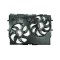 GMV radiator electroventilator Fiat Ducato (250), 2006-2014, motor 2.2 MultiJet, 2.3 MultiJet, 3.0 MultiJet, diesel, cu AC;390/390 mm; (2+2+4) pini,