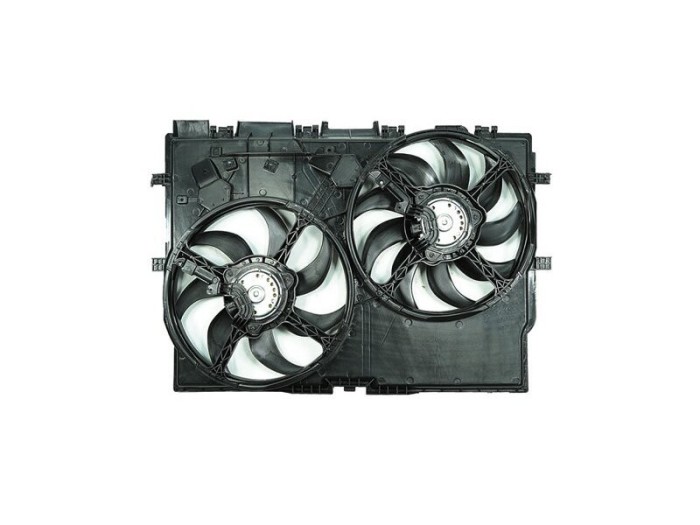 GMV radiator electroventilator Fiat Ducato (250), 2006-2014, motor 2.2 MultiJet, 2.3 MultiJet, 3.0 MultiJet, diesel, cu AC;390/390 mm; (2+2+4) pini,