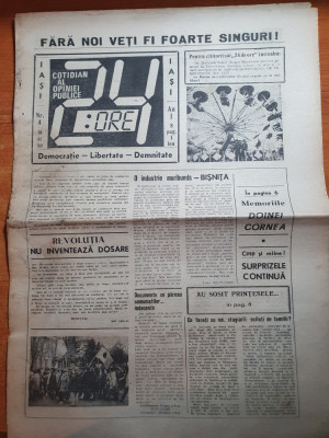 ziarul 24 ore din 19 ianuarie 1990-memoriile lui doina cornea foto