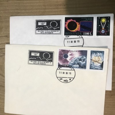 OPI Intreguri Postale Eclipsa totala de soare 1999 foto