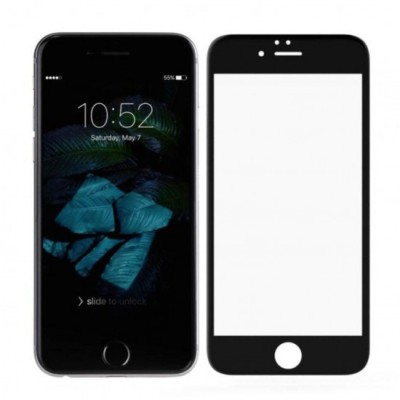 Folie sticla apple iphone 7 plus full face negru foto