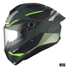 Casca integrala pentru scuter - motocicleta MT Targo S Kay C6 verde mat &ndash; omologare noua ECE 22.06 &ndash; tip viziera: MT-V-18B L (59/60cm)