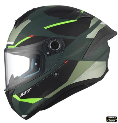 Casca integrala pentru scuter - motocicleta MT Targo S Kay C6 verde mat &amp;ndash; omologare noua ECE 22.06 &amp;ndash; tip viziera: MT-V-18B XS (53/54cm) foto