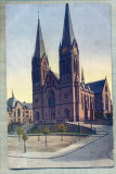 AD 09 C. P. VECHE - PIRMASENS -KATH. KIRCHE. -1919 -GERMANIA -IN LIMBA FRANCEZA
