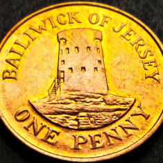 Moneda exotica 1 PENNY - JERSEY, anul 2012 * cod 910