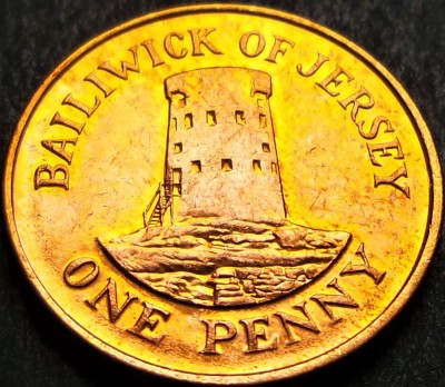 Moneda exotica 1 PENNY - JERSEY, anul 2012 * cod 910 foto