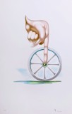 Jules PERAHIM - Alfabet / Yod - Cromolitografie semnata, 1974