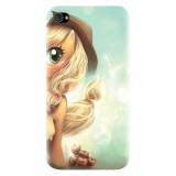 Husa silicon pentru Apple Iphone 4 / 4S, Applejack Pony Cute K