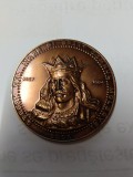AMS - MEDALIE SOCIETATEA NUMISMATICA ROMANA, 1504- 2004, STEFAN CEL MARE SI SFANT DOMNUL MOLDOVEI, BRONZ