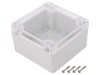 Carcasa universala KRADEX ZP ABS-PC IP65 IK07 105x105x60mm cu bucsa din alama