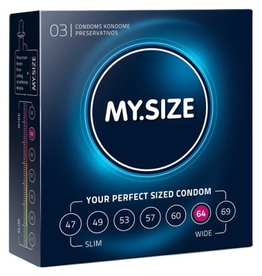 Prezervative My Size 64mm XXL, 3 bucati# foto